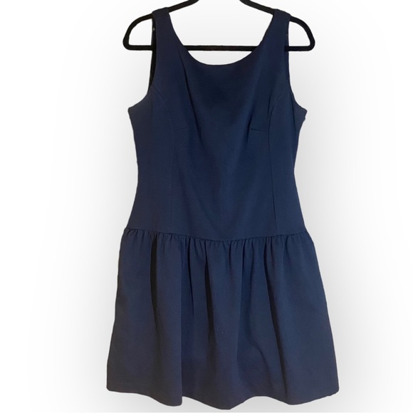 Tommy Hilfiger Navy Blue Sleeveless Stretch Mini Dress - Picture 1 of 9